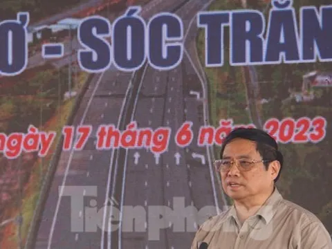 Thủ tướng phát lệnh khởi công dự án cao tốc dài nhất miền Tây