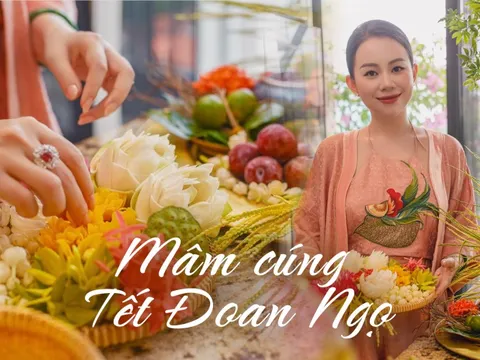 Cô chủ 9x Hà thành chia sẻ cách bày mâm cúng tết Đoan Ngọ: Vừa đẹp vừa sang, đơn giản lại không cần mua ngoài hàng