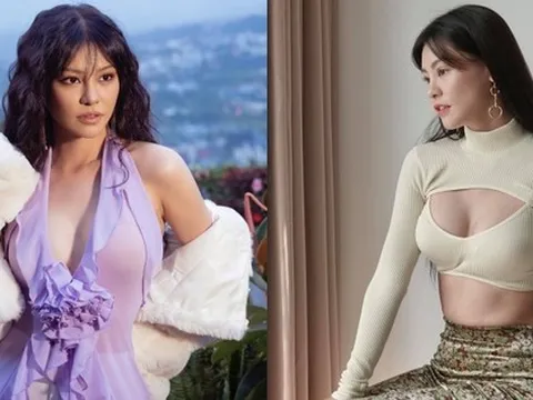 Bạn gái kém 11 tuổi của đạo diễn Nguyễn Quang Dũng mặc nóng bỏng ở đời thường