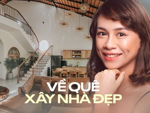 10 năm thuê nhà ở phố, gom tiền về quê mua đất xây tổ ấm đẹp như mơ