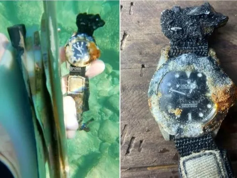 Đẳng cấp chế tác đồng hồ Rolex: Nhiều năm chìm sâu dưới biển, bị hoen gỉ vỡ vụn nhưng vẫn "chạy tốt"