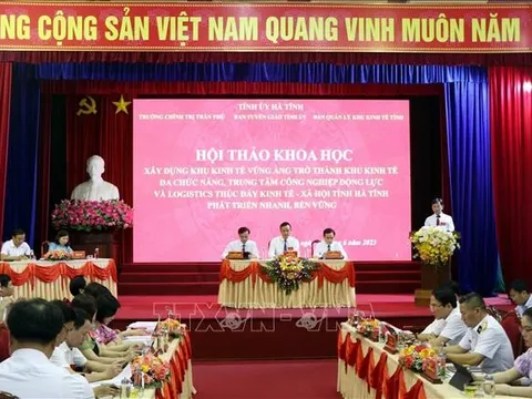 Xây dựng Khu kinh tế Vũng Áng thành đầu mối giao thương biển quốc tế