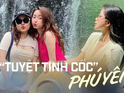 Thác nước đẹp như trong tranh với màu nước xanh ngọc đang là địa điểm cắm trại cực nổi tại vùng đất Phú Yên