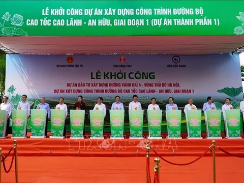 Khởi công xây dựng cao tốc Cao Lãnh - An Hữu