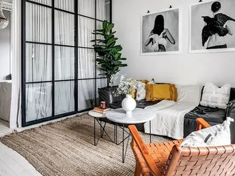 Căn hộ mang phong cách Bắc Âu hiện đại với thiết kế cầu thang xoắn ốc ấn tượng