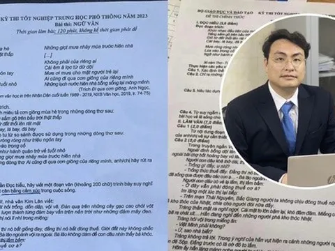 Vụ nghi vấn lộ đề Văn thi tốt nghiệp THPT 2023: Người liên quan sẽ bị xử lý như thế nào?