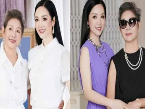 Hoa hậu Đền Hùng khoe mẹ ruột U80 vẫn trẻ trung, sành điệu, từng là hoa khôi Nhạc viện