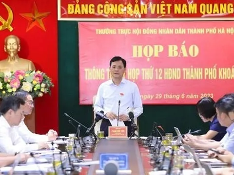 HĐND Tp.Hà Nội sẽ ban hành nhiều nghị quyết tại kỳ họp thứ 12