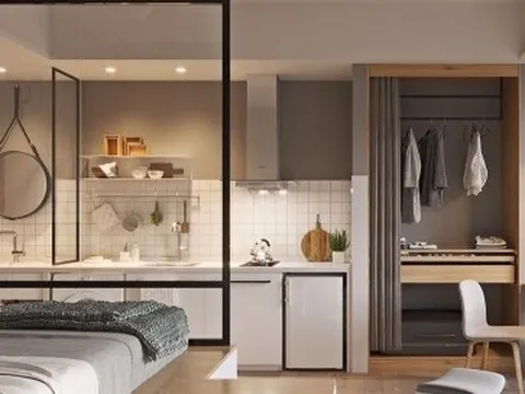 Thiết kế phòng kiểu studio lý tưởng cho người độc thân