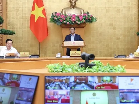 Thủ tướng Phạm Minh Chính chủ trì hội nghị trực tuyến toàn quốc Chính phủ với các địa phương