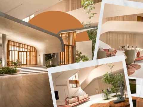 Độc lạ ngôi nhà cấp 4 sử dụng hệ mái nhà mô phỏng đôi cánh chim, không gian tươi sáng, đậm chất Bắc Âu