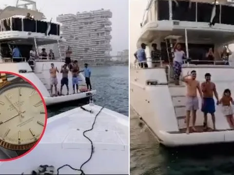 Chỉ có ở Dubai: Đánh rơi Rolex 1,6 tỷ xuống biển, huy động cả cảnh sát để lấy lại chỉ sau 30 phút