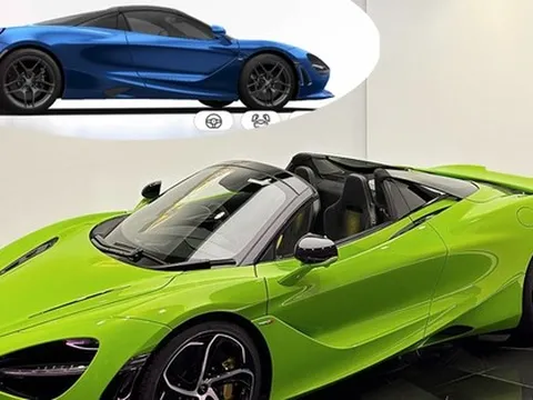 Đặt mua McLaren 750S màu xanh giá hơn 20 tỷ, đại gia Hoàng Kim Khánh chia sẻ: ‘Phấn đấu đủ màu để vợ thích đi xe màu gì có màu đó’