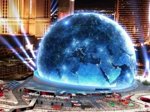 Sống động nhà hát mô phỏng Trái đất trị giá 2 tỷ USD ở Las Vegas