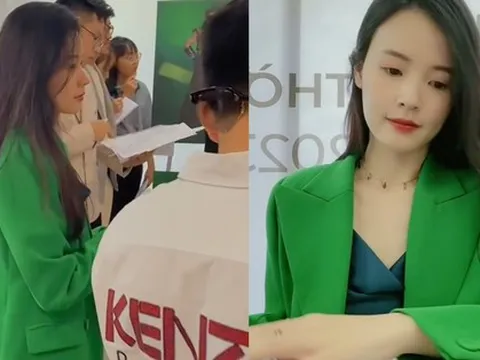 Nhan sắc và thần thái của giảng viên Midu khi đi chấm điểm đồ án tốt nghiệp