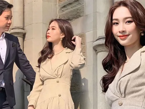 Đặng Thu Thảo thả dáng ở Úc: Toát khí chất phu nhân hào môn, thái độ chồng doanh nhân gây chú ý
