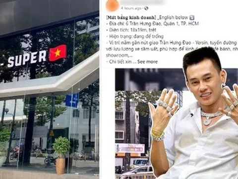 Mặt bằng showroom của Phan Công Khanh đang rao cho thuê với giá gây choáng