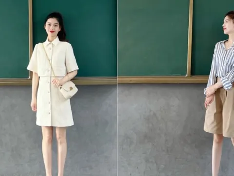 Cô giáo tiểu học gây sốt TikTok vì vừa xinh vừa có style "cực phẩm", đi dạy cả năm không mặc trùng đồ