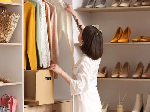 Các cách giúp tối đa hóa không gian tủ quần áo để lưu trữ đồ