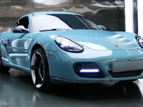 Thợ Việt ‘lột xác’ Porsche Cayman 15 tuổi theo phong cách xe đời mới, thêm màn hình Android và trần sao kiểu Rolls-Royce