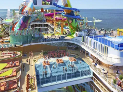 Khám phá du thuyền lớn nhất thế giới, to gấp 5 lần tàu Titanic và được thiết kế với chi tiết chưa từng có
