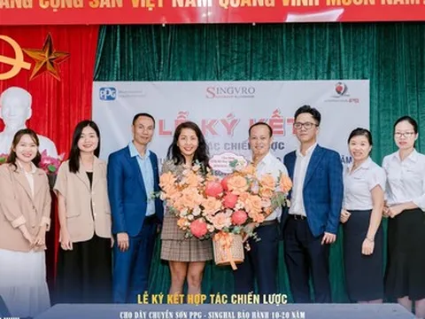 Tập đoàn Singhal và hãng sơn PPG ký kết hợp tác