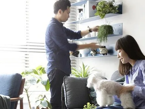 Căn hộ nhìn thì bình thường nhưng thiết kế rất hợp lý của đôi vợ chồng trẻ