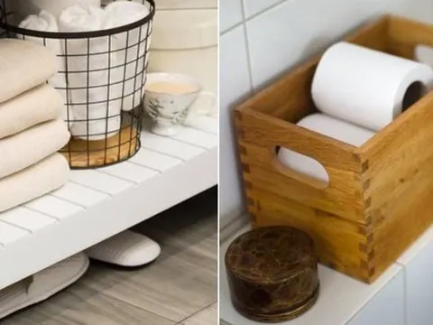 9 ý tưởng lưu trữ thông minh, tiết kiệm diện tích cho phòng tắm nhỏ