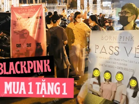 Tối kéo nhau ra Mỹ Đình pass vé BLACKPINK, sáng dậy sớm đi làm trả nợ, có nhóm ôm 2 tỷ tiền vé!