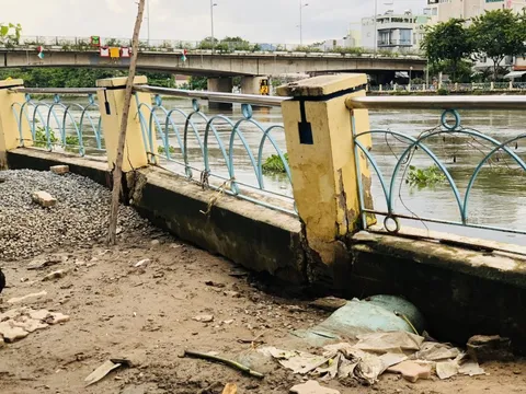 TP HCM mở rộng phạm vi khảo sát sạt lở tại kè kênh Thanh Đa