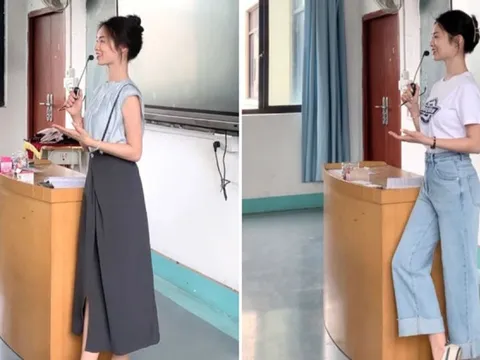 Cô giáo trẻ gây trầm trồ vì BST outfit đi dạy cực phẩm, đơn giản mà vẫn đẹp: “Dạy tốt không có nghĩa là phải ăn mặc lôi thôi”