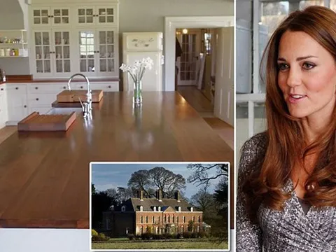 Khám phá không gian nấu nướng ít ai biết tới của vợ chồng William và Kate