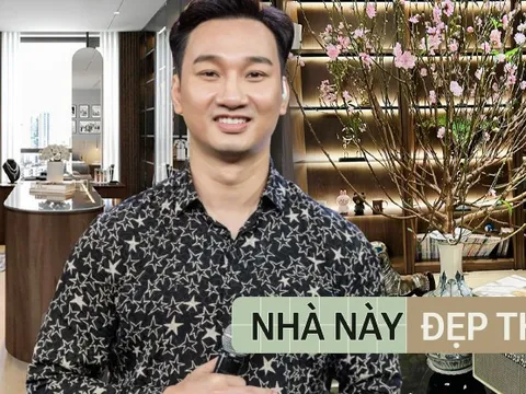 Căn penthouse của MC Thành Trung và vợ cựu tiếp viên hàng không: Rộng 260m2, nội thất sang xịn chuẩn đẳng cấp