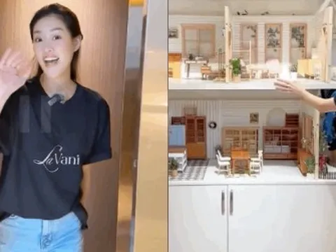 Trọn cơ ngơi mới của Hoa hậu Khánh Vân: Nội thất hiện đại, phòng trang phục cực hoành tráng