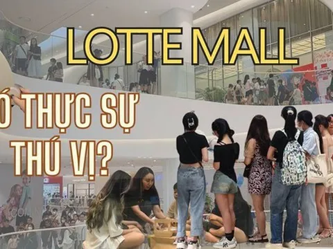 Đổ xô đến Lotte Mall Hồ Tây, hàng loạt du khách hụt hẫng: ''Không đi thì tiếc, đi rồi vẫn tiếc!''