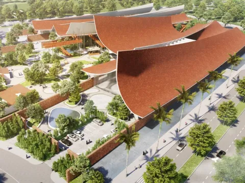 Một công trình 13.000m2 ở Long An vừa đạt giải lớn về kiến trúc thế giới: Được chuyên gia đánh giá "kiệt tác", có cách thiết kế mới lạ