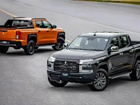 Mitsubishi Triton hybrid dễ bán đầu năm sau, đấu Ranger, Hilux bằng khả năng tiết kiệm nhiên liệu
