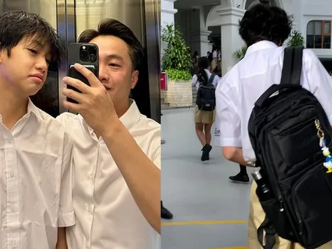 "Cậu cả" nhà Cường Đô La mới lớp 9 đã sở hữu chiều cao khủng, học trường quốc tế học phí hơn 700 triệu mỗi năm