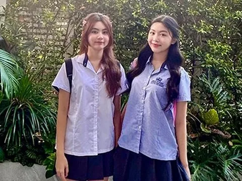 2 ái nữ nhà Quyền Linh nhập học, nhan sắc tuổi dậy thì gây xuýt xoa