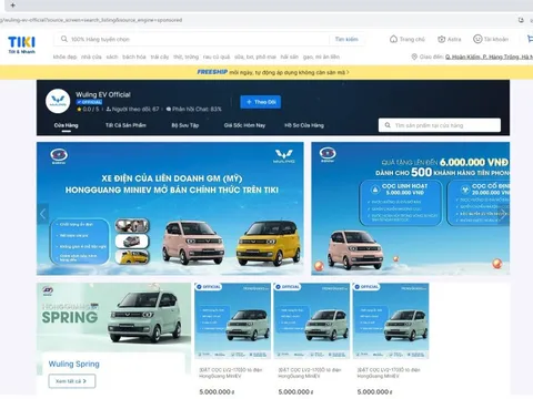 Xe điện Wuling sắp được bán online như xe máy, xe đạp