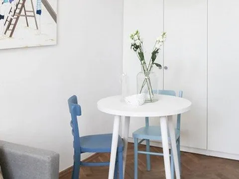 Căn hộ có diện tích chỉ 23m2 nhưng tiện ích không thiếu thứ gì