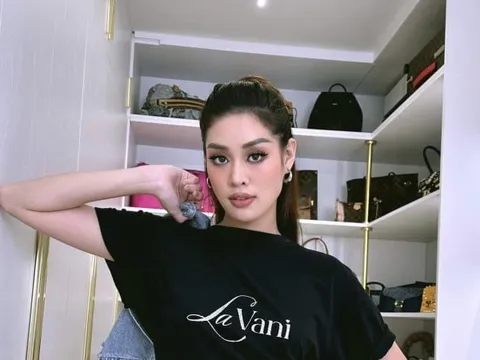 Hoa hậu Khánh Vân khoe tủ đồ hàng hiệu, fan trầm trồ, xuýt xoa