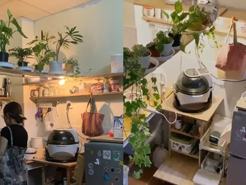 Cô gái học thiết kế kiến trúc, tự trang trí phòng trọ đơn giản mà tiết kiệm diện tích