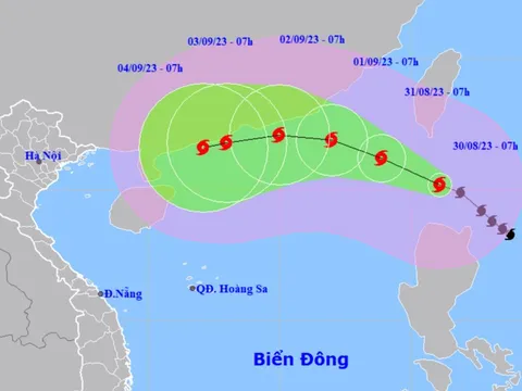 Bão SAOLA giật cấp 17 có ảnh hướng đến đất liền dịp Lễ 2-9?