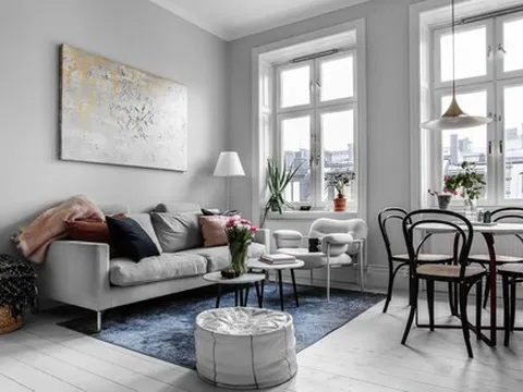 Cô gái trẻ mua căn hộ 39m2, cải tạo thành không gian đẹp ngọt ngào