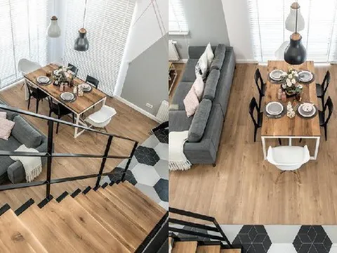 Căn hộ có gác lửng sẽ khiến bạn thích thú dù chỉ rộng 30m2