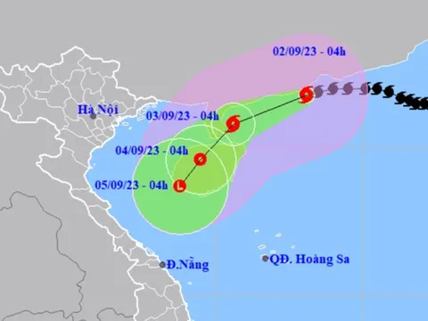 Thời tiết ngày 2-9: bão số 3 giật cấp 15, Nam Bộ có mưa to, Hà Nội nắng nóng