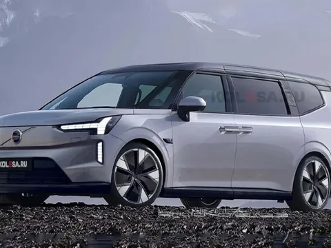 Xem trước Volvo EM90 - Xe điện cùng phân khúc Alphard, LM, ra mắt cuối năm nay