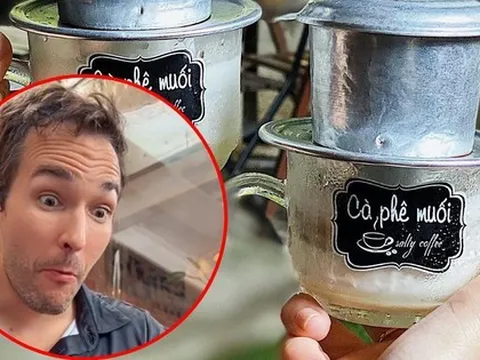 Phản ứng bất ngờ của khách Tây khi thử uống cà phê muối của Việt Nam