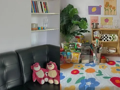 Thuê phòng 30m2, đầu tư 30 triệu đồng trang trí để sống 1 mình